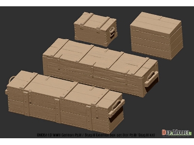 Wwii German Pz.Iii / Stug.Iii External Box Set - zdjęcie 7