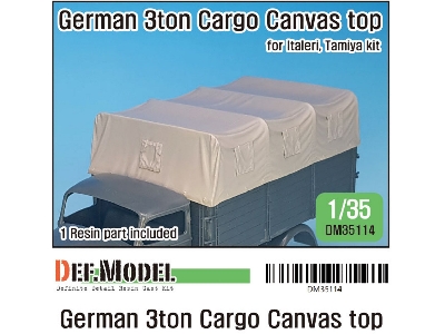 German 3ton Cargo Truck Canvas Top - zdjęcie 1