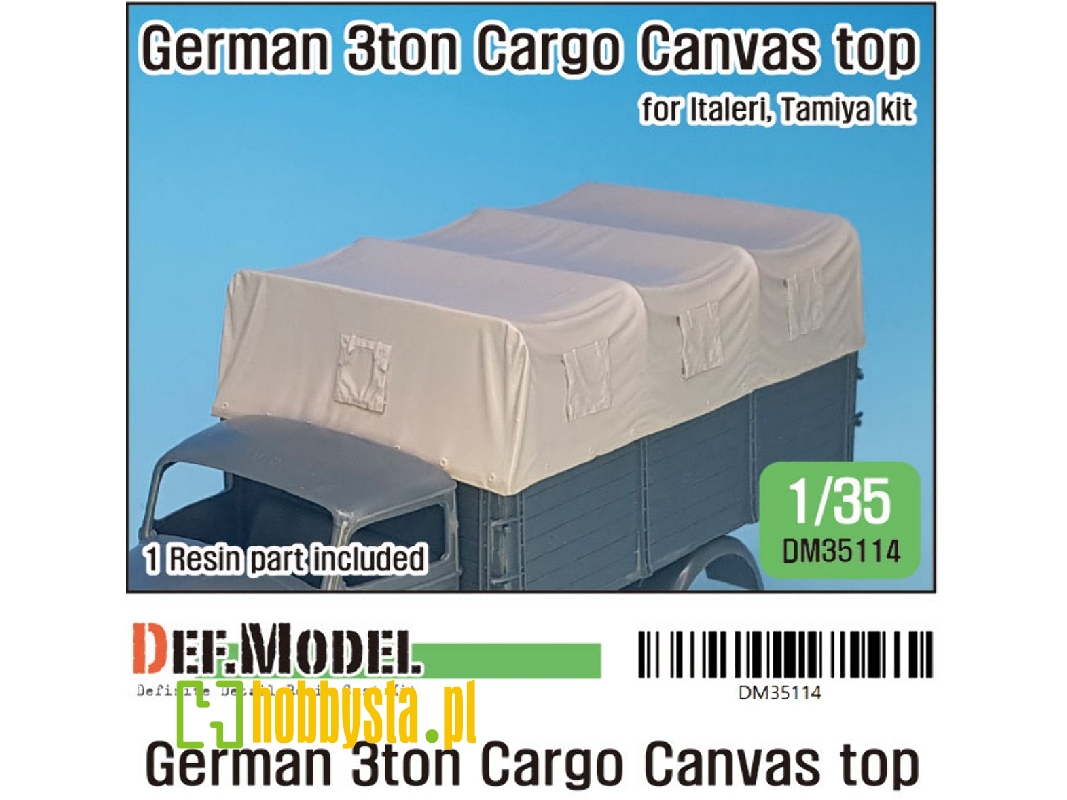 German 3ton Cargo Truck Canvas Top - zdjęcie 1