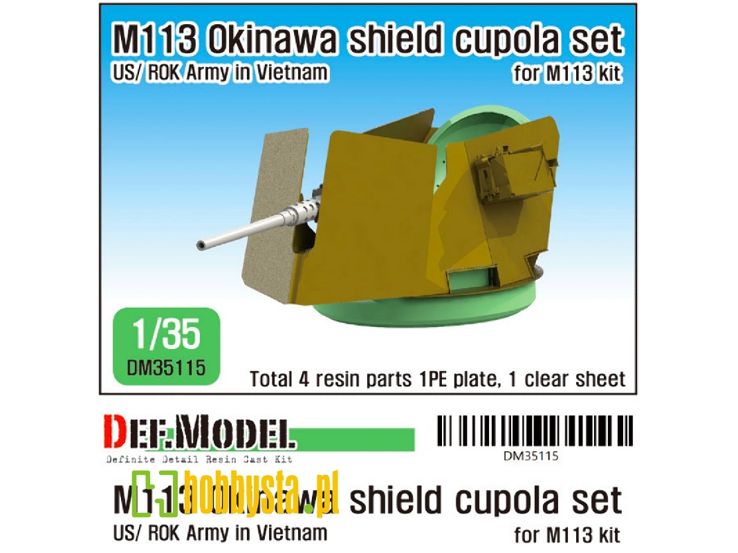 Us M113 Okinawa Shield Cupola Set - zdjęcie 1 Us M113 Okinawa Shield Cupola Set - zdjęcie 1