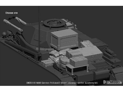 Wwii German Pz.Ii Ausf.F Desert Stowage Set - zdjęcie 7
