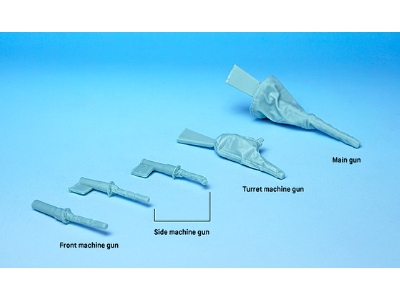 Wwii Us M3 Stuart Canvas Covered Gun Set - zdjęcie 2