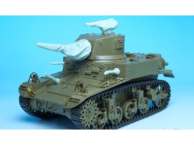 Wwii Us M3 Stuart Canvas Covered Gun Set - zdjęcie 7