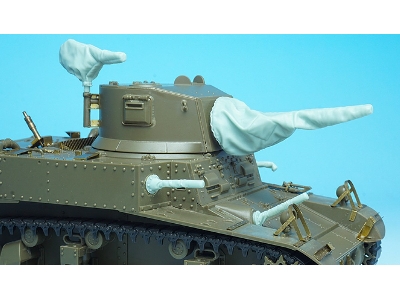 Wwii Us M3 Stuart Canvas Covered Gun Set - zdjęcie 8