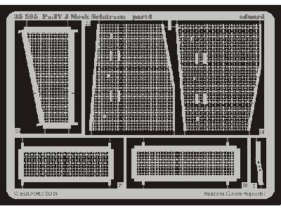  Schurzen mesh Pz. IV Ausf. J 1/35 - Tamiya - blaszki - zdjęcie 5