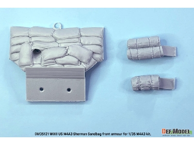 Wwii Us M4a2/A3 Sherman Sandbag 47&#186; Front Armour - zdjęcie 2