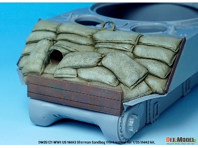Wwii Us M4a2/A3 Sherman Sandbag 47&#186; Front Armour - zdjęcie 4