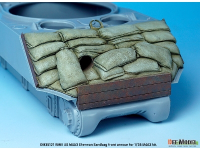 Wwii Us M4a2/A3 Sherman Sandbag 47&#186; Front Armour - zdjęcie 6