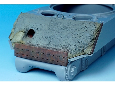 Wwii Us M4a2/A3 Sherman Concrete 47&#186; Front Armour (For 1/35 M4a2/A3 Kit) - zdjęcie 4