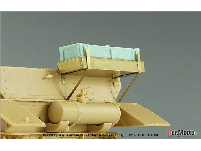 Wwii German Pz.Iv External Box Set (For Pz.Iv Ausf.G H Kit) - zdjęcie 2