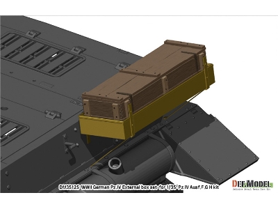 Wwii German Pz.Iv External Box Set (For Pz.Iv Ausf.G H Kit) - zdjęcie 6