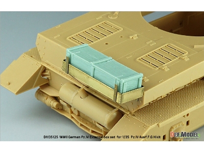 Wwii German Pz.Iv External Box Set (For Pz.Iv Ausf.G H Kit) - zdjęcie 14