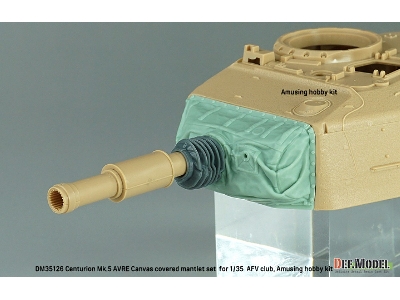 Centurion Mk.5 Avre Canvas Covered Mantlet Set (For Afv Club, Amusing Hobby Kit) - zdjęcie 4