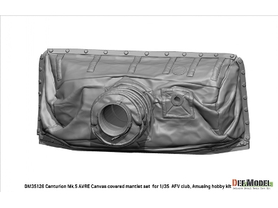 Centurion Mk.5 Avre Canvas Covered Mantlet Set (For Afv Club, Amusing Hobby Kit) - zdjęcie 6