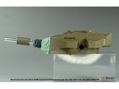 Centurion Mk.5 Avre Canvas Covered Mantlet Set (For Afv Club, Amusing Hobby Kit) - zdjęcie 11