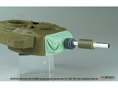 Centurion Mk.5 Avre Canvas Covered Mantlet Set (For Afv Club, Amusing Hobby Kit) - zdjęcie 13