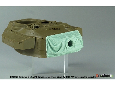 Centurion Mk.5 Avre Canvas Covered Mantlet Set (For Afv Club, Amusing Hobby Kit) - zdjęcie 15