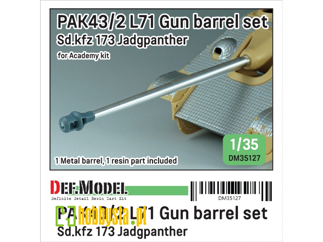 Wwii German Jagdpanther Pak43/2 L71 Gun For Academy Kit - zdjęcie 1 Wwii German Jagdpanther Pak43/2 L71 Gun For Academy Kit - zdjęcie 1