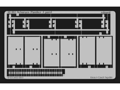  Schurzen Panther Ausf. A 1/35 - Italeri - blaszki - zdjęcie 1