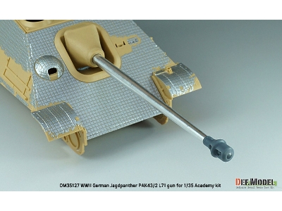 Wwii German Jagdpanther Pak43/2 L71 Gun For Academy Kit - zdjęcie 6