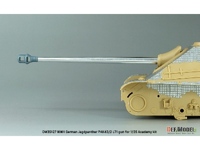 Wwii German Jagdpanther Pak43/2 L71 Gun For Academy Kit - zdjęcie 9