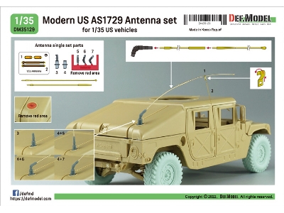 Modern Us As1729 Antenna Set For Us Vehicles - zdjęcie 5