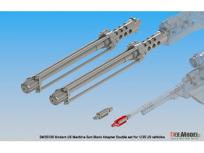 Modern Us Machine Gun Blank Firing Adapter Set (Us Vehicles) - zdjęcie 4