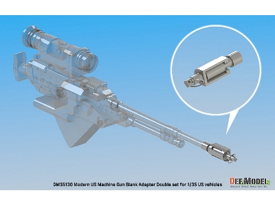 Modern Us Machine Gun Blank Firing Adapter Set (Us Vehicles) - zdjęcie 8