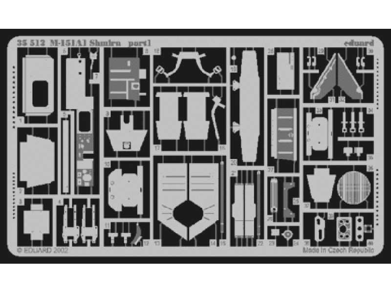Schurzen Panther Ausf. D 1/35 - Dragon - blaszki - zdjęcie 1 Schurzen Panther Ausf. D 1/35 - Dragon - blaszki - zdjęcie 1