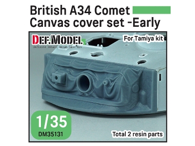 Wwii British A34 Comet Canvas Cover Set- Early - zdjęcie 1