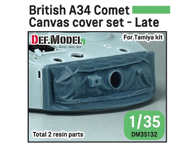 Wwii British A34 Comet Canvas Cover Set- Late - zdjęcie 1