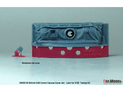 Wwii British A34 Comet Canvas Cover Set- Late - zdjęcie 2