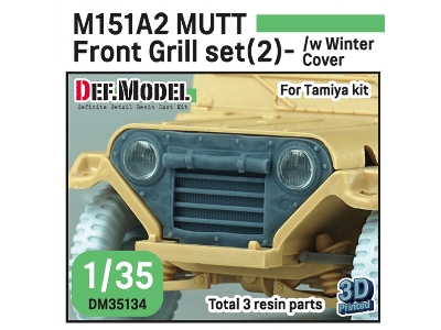 Modern Us M151a2 Mutt Front Grill Set 2 - Winter Covered - zdjęcie 1