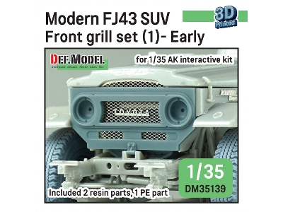 Modern Fj43 Suv - Front Grill Set (1) Early (For Ak Interactive) - zdjęcie 1