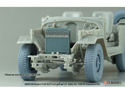 Modern Fj43 Suv - Front Grill Set (1) Early (For Ak Interactive) - zdjęcie 9