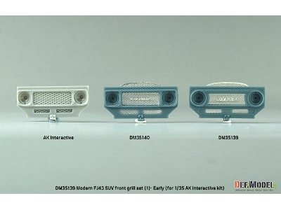 Modern Fj43 Suv - Front Grill Set (1) Early (For Ak Interactive) - zdjęcie 11