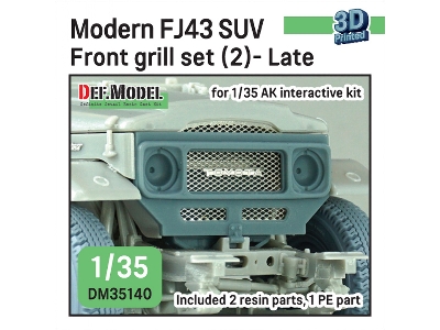 Modern Fj43 Suv - Front Grill Set (2) Late (For Ak Interactive) - zdjęcie 1