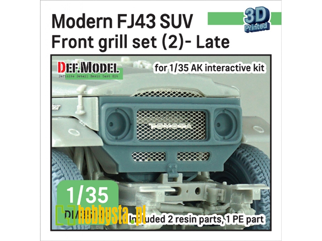 Modern Fj43 Suv - Front Grill Set (2) Late (For Ak Interactive) - zdjęcie 1