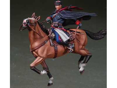 Wwii Russian Cossack Cavalry W/ Whip - zdjęcie 1