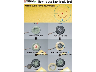 F6f Hellcat Sagged Wheel Set 1 (For Airfix 1/24) - zdjęcie 10