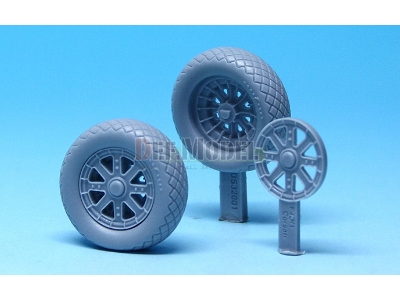 F4u-1 Corsair Wheel Set 1 (For Tamiya 1/32) - zdjęcie 3