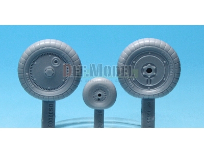 Bf109g-6 Wheel Set 1 (For Revell, Etc 1/32) - zdjęcie 2