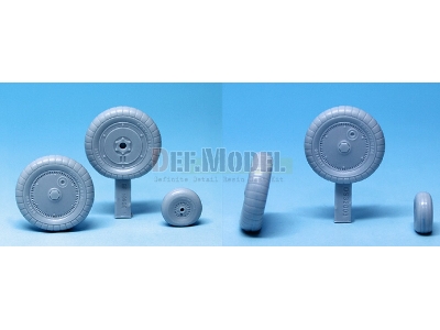 Bf109g-6 Wheel Set 1 (For Revell, Etc 1/32) - zdjęcie 3