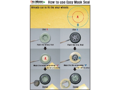 Bf109g-6 Wheel Set 1 (For Revell, Etc 1/32) - zdjęcie 7