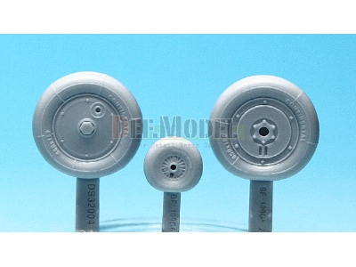 Bf109g-6 Wheel Set 2 (For Revell, Etc 1/32) - zdjęcie 2