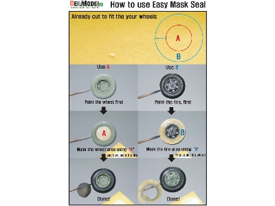 Bf109g-6 Wheel Set 2 (For Revell, Etc 1/32) - zdjęcie 7