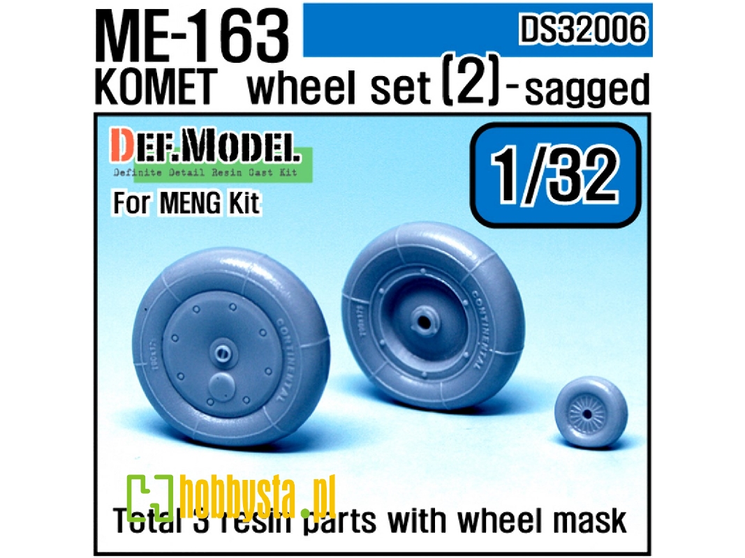 Me163b 'komet' Wheel Set 1 (For Meng 1/32) - zdjęcie 1