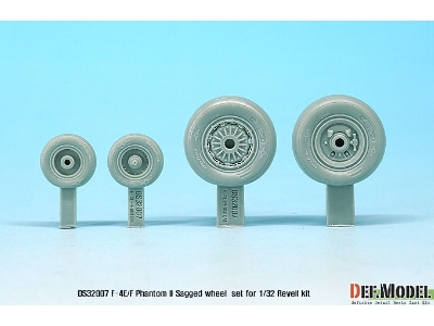 F-4e Phantom Ii Wheel Set (For Revell 1/32) - zdjęcie 2