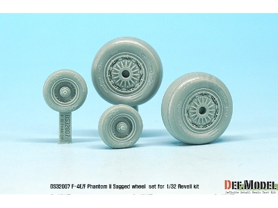 F-4e Phantom Ii Wheel Set (For Revell 1/32) - zdjęcie 3