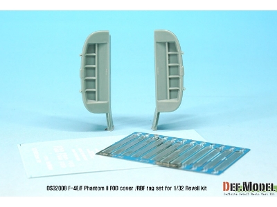 F-4e Phantom Ii Fod Cover + Pe Rbf Tag Set (For Revell 1/32) - zdjęcie 2